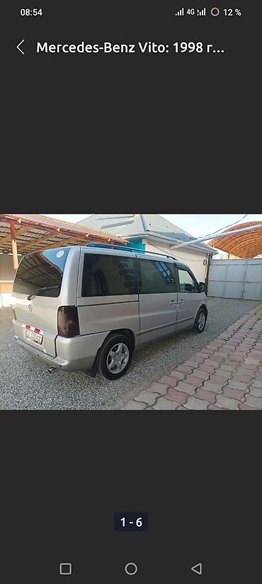 м рул: Mercedes-Benz Vito: 1998 г., 2.3 л, Кол менен иштөөчү, Дизель, Вэн/Минивэн — 4