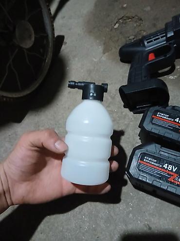 водяний насос: Аккумуляторная мини-мойка высокого давления 48V (Li-Ion) в кейсе — 6