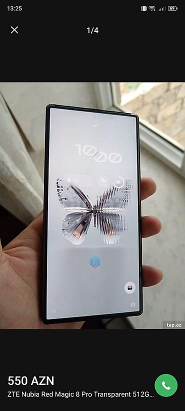 telefon akse: ZTE Nubia Red Magic 8 Pro, 512 GB, rəng - Qara — 1
