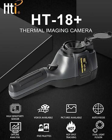 Digər ölçmə cihazları: Termal görüntü kamerası. Model: HTI HT-18+ Temperaturu ölçmək və — 2