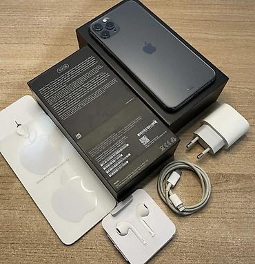 iphone 10 pro max: IPhone 11 Pro Max, 512 GB, Space Gray, Zəmanət, Kredit, Simsiz şarj — 1