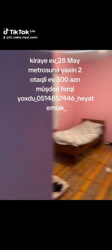 evləe: 80 kv. m, 2 otaqlı, Kombi, Qaz, İşıq