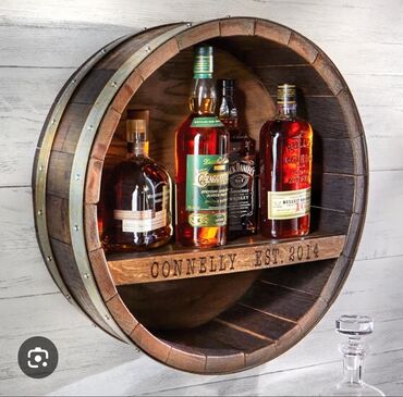 Mebellərin yığılması: Dekorativ yumru dolab-çəllək, sifarişlə hazırlanması. Restoran bar — 6