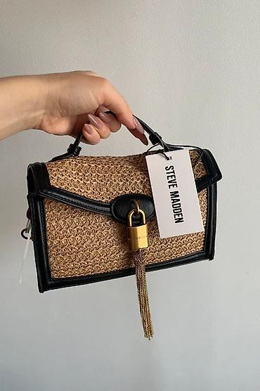 ysl torba prodaja: Steve Madden torbica – pleteni model sa kožnim detaljima - Materijal — 1