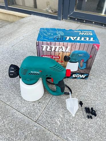 wekiler: Total kraska vuran Bu Total 60W Spray Gun, boyama və sıxılma işlərini — 3