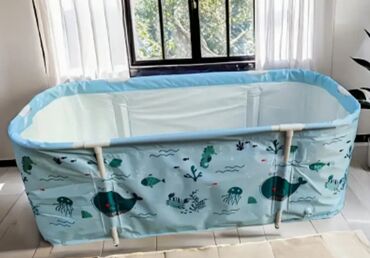 Uşaqlar üçün digər mallar: Satilir vanna.Yeni işlənməmiş.Olculer 55x120xhundurluk 50 Barter yoxdu