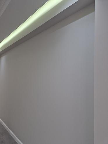 Təmir işləri: - Daxili dizayn: açıq-boz və ağ tonlarda müasir üslub, hamar divar — 5