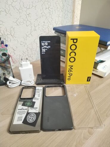 poko x 3 pro: Poco M6 Pro, 256 GB, rəng - Qara, Zəmanət, Sensor, Barmaq izi