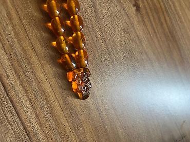 Bijuteriya: Kral Kəhraba (Royal Amber / Südlü Kəhraba) - Material: Narıncı və sarı — 2