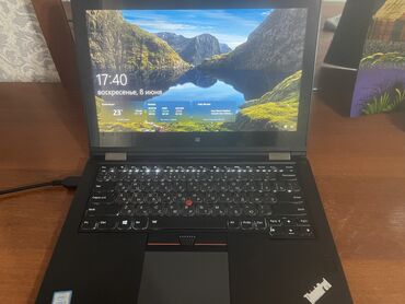 планшет ноутбук 2 в 1: Ноутбук, Lenovo, 8 ГБ ОЗУ, Intel Core i5, 12.5 ", Б/у, Для работы, учебы, память SSD