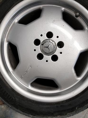 masin opel: Mercedes-Benz AMG diskləri və şinlər dəsti - Model: AMG 5 qol — 4