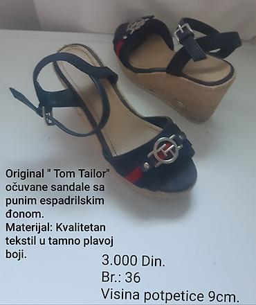 ccc papuce: Tom Tailor ženske sandale na punu espadrilsku platformu. - Model — 1