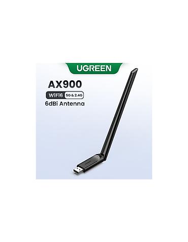 wi fi adapter: UGREEN AX900 Wi‑Fi adapter - Standart: Wi‑Fi 6 (802.11ax) dəstəyi - — 1