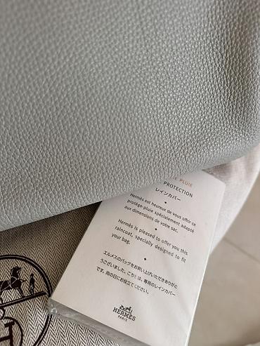 ucuz sumkalar instagram: Hermès Birkin çanta – Togo dəri, açıq boz rəng. Iki dəfə istifadə — 3