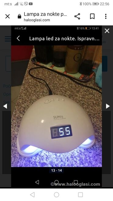 UV i LED lampe za nokte: Lampa na diode kao nova za nokte
Ispravna 

 Mirjevo — 3