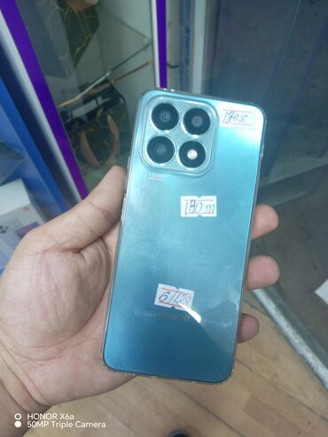telfon islenmis: Honor X8a, 128 GB, rəng - Qara, Zəmanət, Düyməli, Sensor