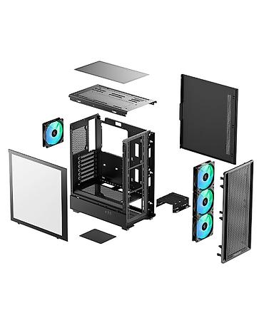 montech sky two: Корпус ПК, Новый, DeepCool, ATX, цвет - Черный — 2