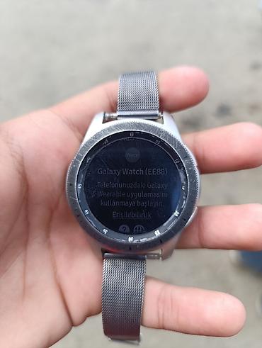 sim kartlı saat: Samsung Galaxy Watch (SM-R800) – 46 mm - Paslanmayan poladdan gövdə — 1