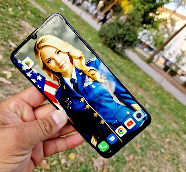 сотовый телефон honor: Honor X7, Б/у, 256 ГБ, цвет - Черный, 2 SIM