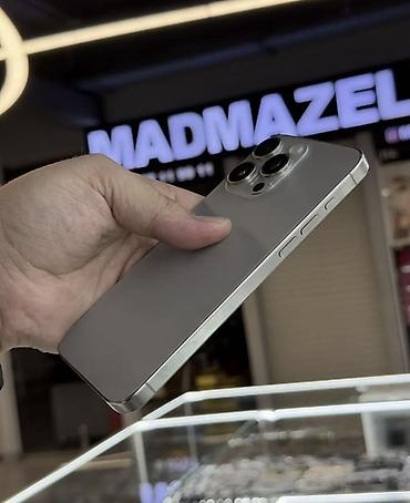 Уюлдук телефондор жана аксессуарлар: IPhone 15 Pro Max, Колдонулган, 256 ГБ, Күмүш, Заряддоочу түзүлүш, Коргоочу айнек, Каптама, 84 % — 6