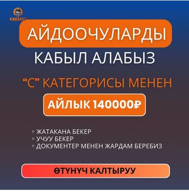 Водители-экспедиторы: Требуется Водитель-экспедитор, Транспорт компании, 3-5 лет опыта, Полный рабочий день, Мужчина
