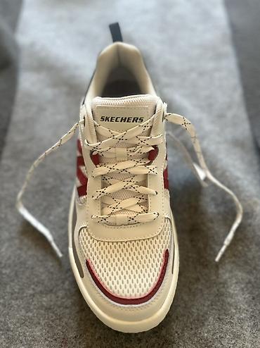 кийит: Эркектердин кроссовкасы, 42, Skechers, Жаңы, түсү - Ак, Өзү алып кетүү — 2