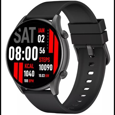 smart watch 7: Yeni, Smart saat, Sensor ekran, rəng - Qara