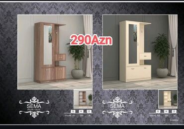 İkimərtəbəli uşaq çarpayıları: Yeni, Açılan, 1 qapı Düz dolab, Dəhliz dolabı, Azərbaycan