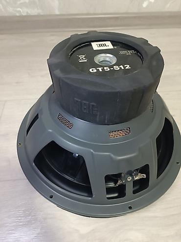 сабвуфер 12: Сабвуфер JBL GT5-S12 (12") - Диаметр: 12 дюймов (30 см) - Импеданс: 4 — 3