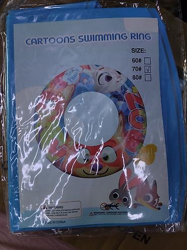 Надувной плавательный круг Cartoons Swimming Ring для детей