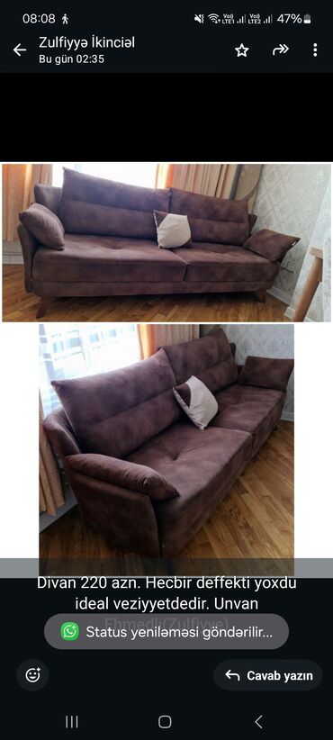 Divanlar: Divan, İşlənmiş, Çatdırılma yoxdur