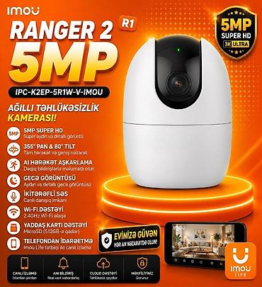 Ranger 2 5MP R1 (IPC-K2EP-5R1W-V-imou) Bütün kateqoriyalar • at lalafo.az Ranger 2 5MP R1 (IPC-K2EP-5R1W-V-imou) Bütün kateqoriyalar •
