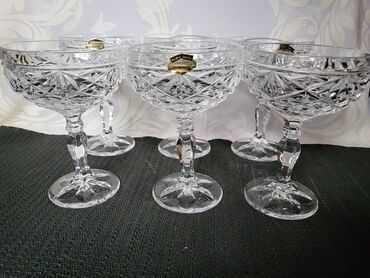 Čaše: Case kristal Zajecar za vino,rucni rad iz 70ih.godina. Case za — 13