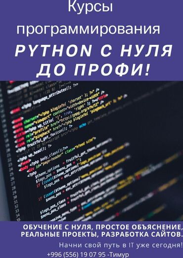 Другие курсы: Курсы программирования на языке Python