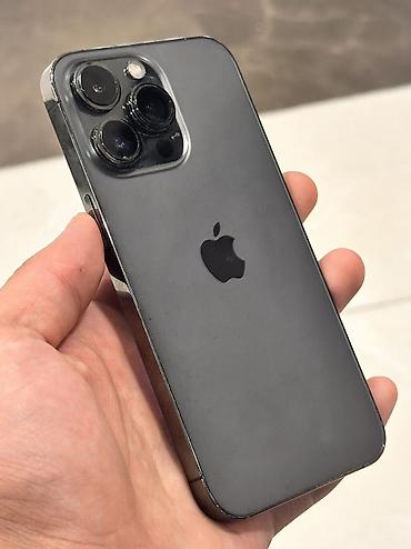 iphone 13 peo: IPhone 13 Pro, Б/у, 128 ГБ, Space Gray, Чехол, 76 % — 2