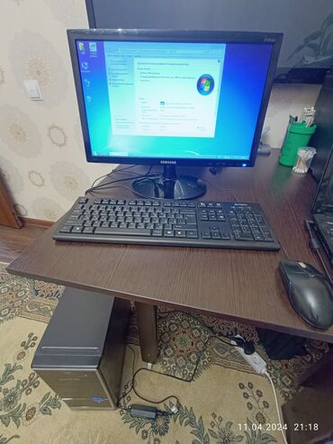 компьютер офисный: Компьютер, ядер - 2, ОЗУ 4 ГБ, Для работы, учебы, Б/у, Intel Celeron, HDD