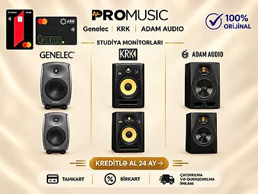 Səs avadanlığı: Studiya Monitorları | Genelec, KRK, ADAM Audio | ProMusic 🎧 PROMUSIC — 1