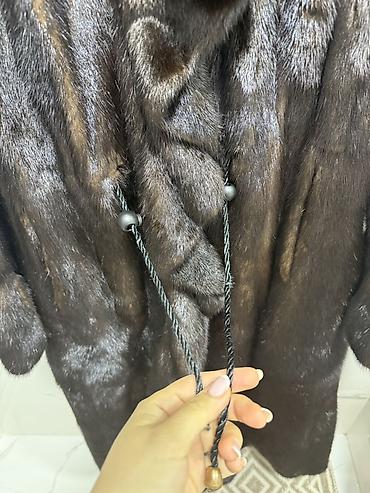 Шубы: Шуба, Норка, Длинная модель, Италия, L — 3