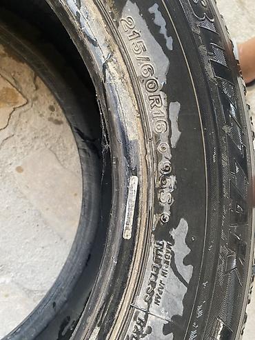 сл9 сл7: Шины 215 / 60 / R 16, Зима, Б/у, Комплект, Легковые, Япония, Bridgestone — 2