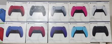 Video oyunlar üçün aksesuarlar: Playstation 5 üçün ağ, qırmızı, çəhrayı, mavi, bənövşəyi və qara