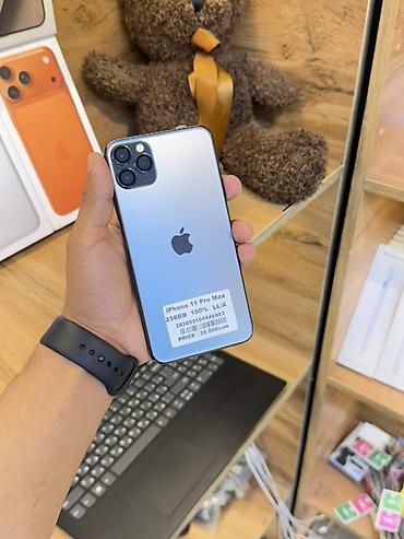 iphone air бишкек: IPhone 11 Pro Max, Б/у, 256 ГБ, Matte Space Gray, В рассрочку, 100 % — 2