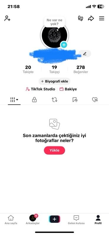 Bu sosial media hesabı istifadəçilərə məzmun paylaşmaq və digər
