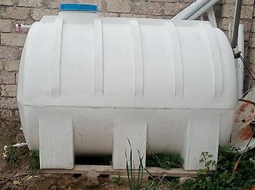 Baklar və çənlər: Bak, Plastik, 5000 l l, İşlənmiş, Ünvandan götürmə — 1