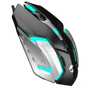one s: Gejming miš sa RGB osvetljenjem i žičnom vezom - Futuristički dizajn — 5