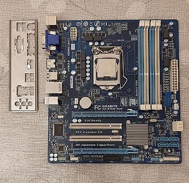 3470: Bundle satılır - 100 AZN Ana plata : Gigabyte GA-B75M-D3H CPU  — 1