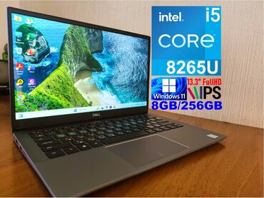 подставка под ноутбук бишкек: Ультрабук, Dell, 8 ГБ ОЭТ, Intel Core i5, 13.3 ", Колдонулган, Татаал эмес тапшырмалар үчүн, эс тутум NVMe SSD