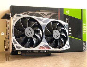 oyun notbuklari: Видеокарта EVGA GeForce GTX 1660 Ti, 6 ГБ, Б/у