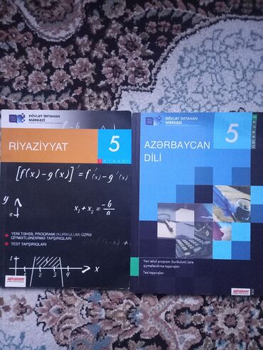 riyaziyyat kitabi: Riyaziyyat,Azərbaycan dili 5ci-siniflər test tapşırıqları hər bir 2azn