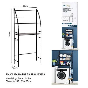 KMT Stalak za veš mašinu 3283326 Praktična polica/stalak koji se