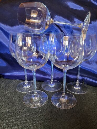 Čaše: Case vintaz,kristal Rosenthal divino za vino. Case komada 6 u — 5